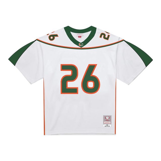 NCAA College football 練習用ユニフォーム Miami Hurricanes Sean Taylor 2001 Mitchell & Ness NCAA White