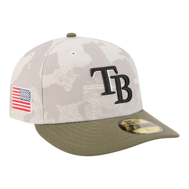 Tampa Bay Rays Light Beige and Olive 2025 Armed Forces Day New Era