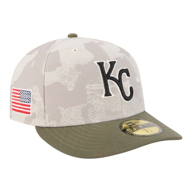 Kansas City Royals Light Beige and Olive 2025 Armed Forces Day New