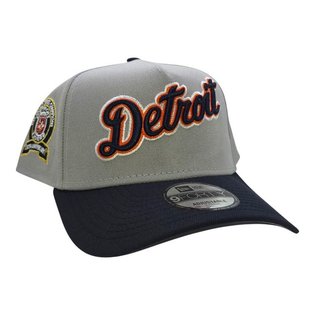 【海外限定】New Era 9FORTY A-Frame MLB Detroit Tigers WS1968 New Era Detroit Tigers World Series 1968 Satin Brim Two Tone