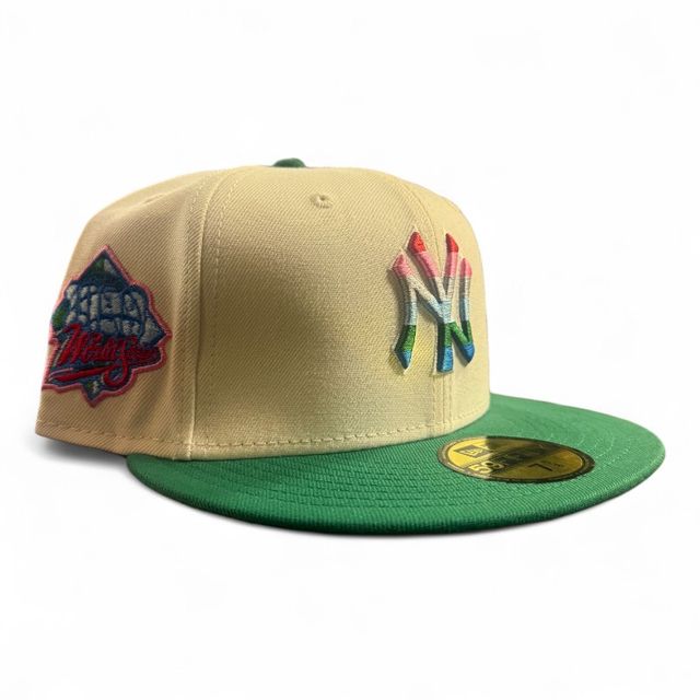 New York Yankees Tan and Green 1999 WS Patch Serape UV New Era