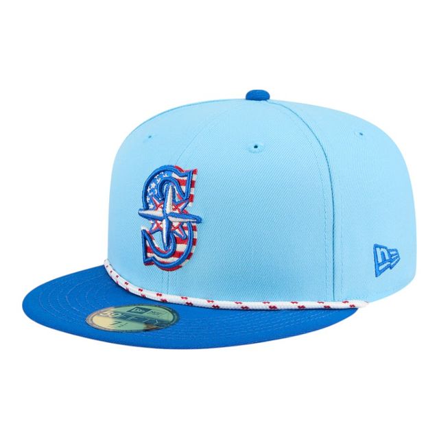 Seattle Mariners Light Blue 2025 Fourth of July USA New Era