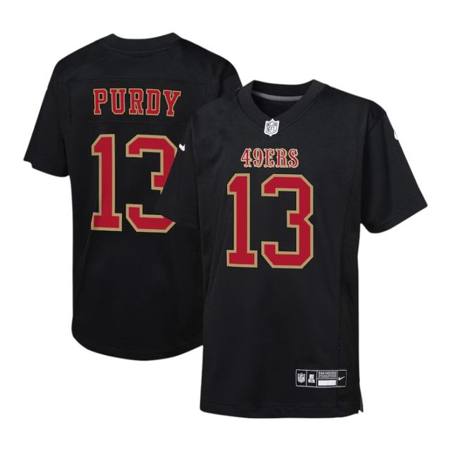 Youth San Francisco 49ers Brock Purdy Nike Black Carbon Fashion