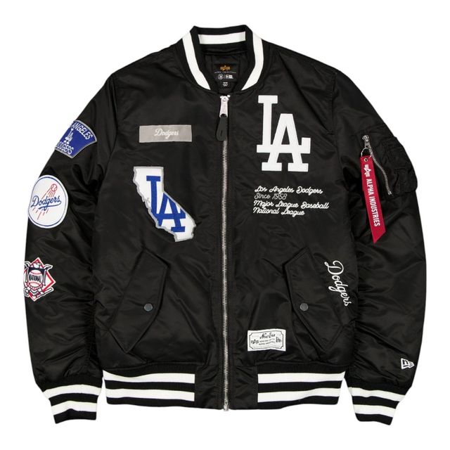 Alpha Industries NEW ERAドジャース MA-1 (usL) New Era Los Angeles Dodgers Alpha Industries MA-1 Wool Varsity