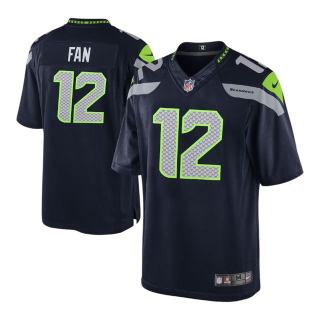 Youth Seattle Seahawks 12 Fan Nike Navy Game Jersey