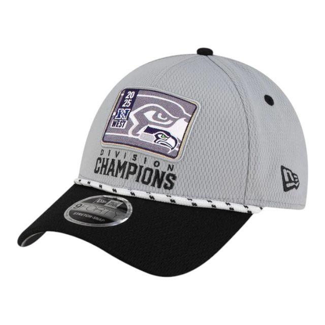 Seattle Seahawks Gray and Black 2025 NFC West Division Champions