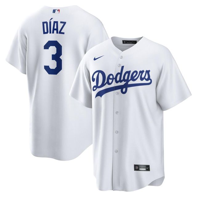 Los Angeles Dodgers Edwin Diaz White Home Nike Replica Jersey