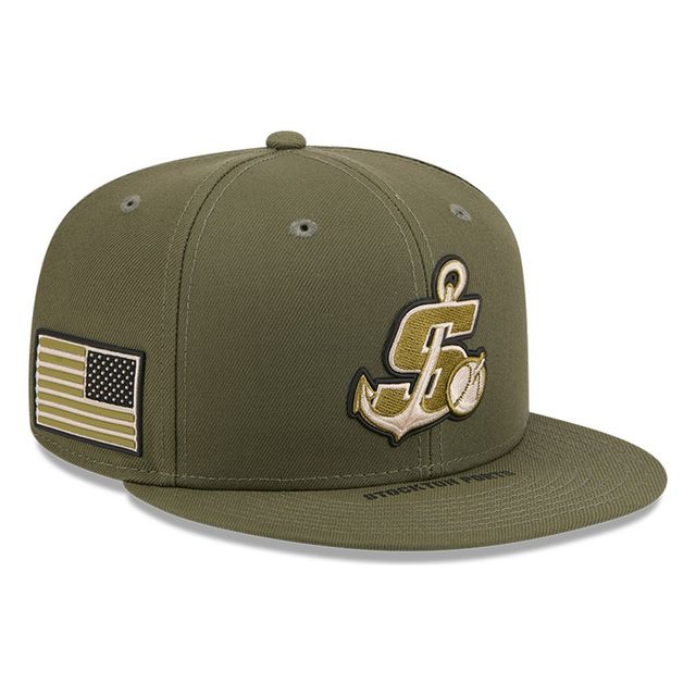 Stockton Ports Olive Green 2026 Armed Forces Day New Era 59FIFTY