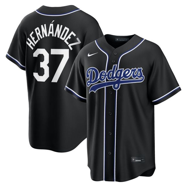 ドジャース公式　ユニフォーム　Nike Los Angeles Dodgers Los Angeles Dodgers Teoscar Hernández Black and Royal Blue 