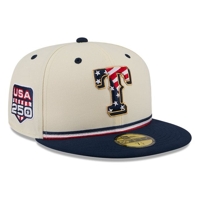 Texas Rangers 2026 Fourth of July USA 250 Patch New Era 59FIFTY