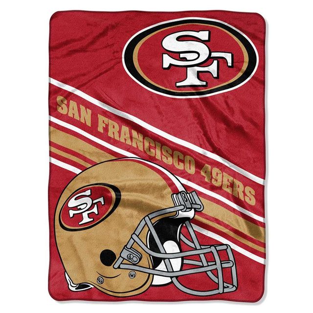 San Francisco 49ers 60x80 NFL Slant Raschel Throw Blanket | Pro