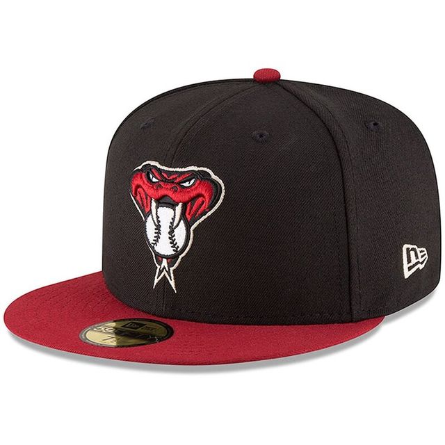 【US限定】NEW ERA 59FIFTY Arizona Diamond Backs Red&Black Men's Arizona Diamondbacks New Era Red/Black Home Authentic