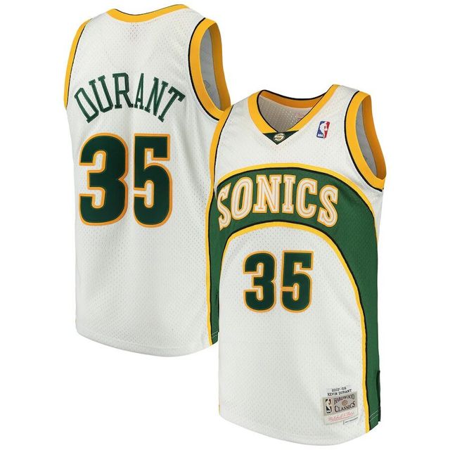 Seattle Supersonics Kevin Durant White 07-08 Hardwood Classic