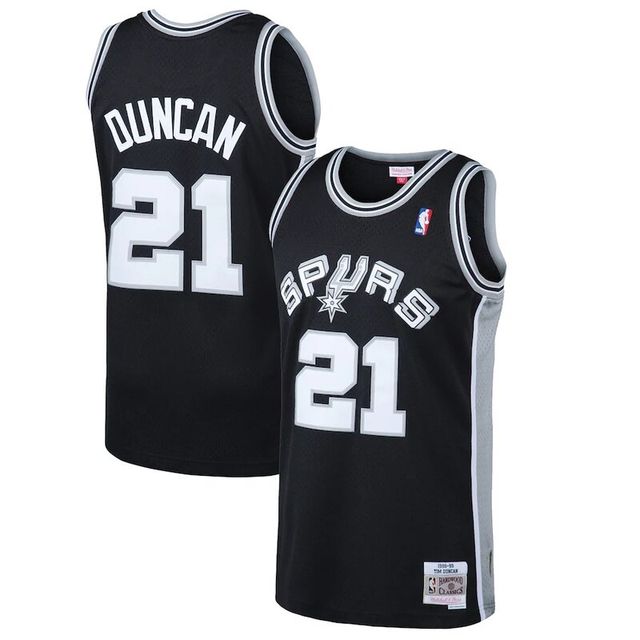 San Antonio Spurs Tim Duncan Mitchell & Ness 1998-99 Hardwood