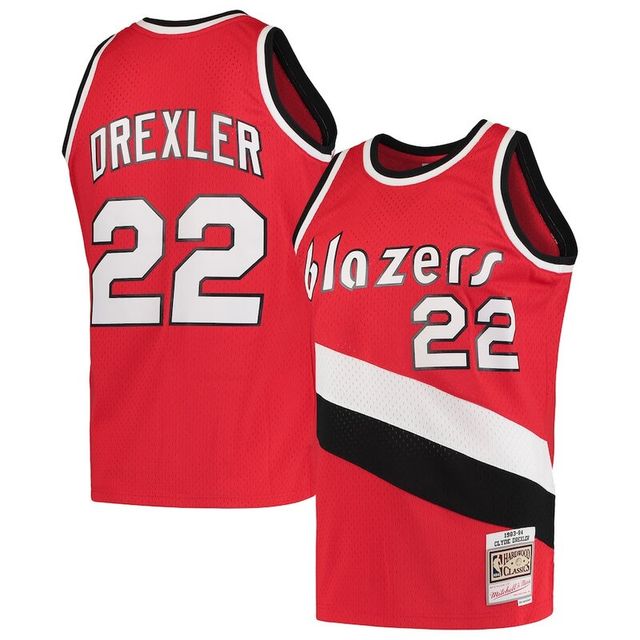 Portland Trailblazers Clyde Drexler Mitchell & Ness 1983-84
