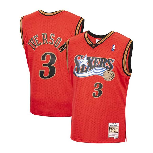 Philadelphia 76ers Allen Iverson Mitchell & Ness 1999-00 Hardwood