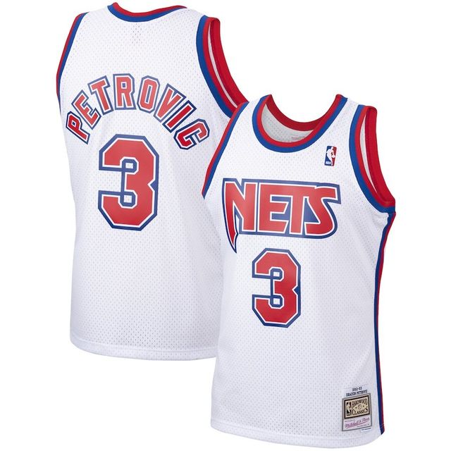 Mitchell NETS ペトロビッチ ユニフォーム 1992-93 New Jersey Nets Drazen Petrovic Mitchell & Ness 1992-93 Hardwood