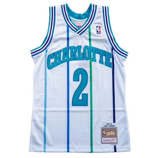 Charlotte Hornets Larry Johnson Mitchell & Ness 1992-93 Hardwood
