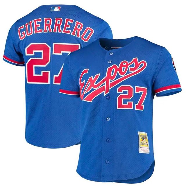 Montreal Expos Vladimir Guerrero Mitchell & Ness 2002 Royal Blue
