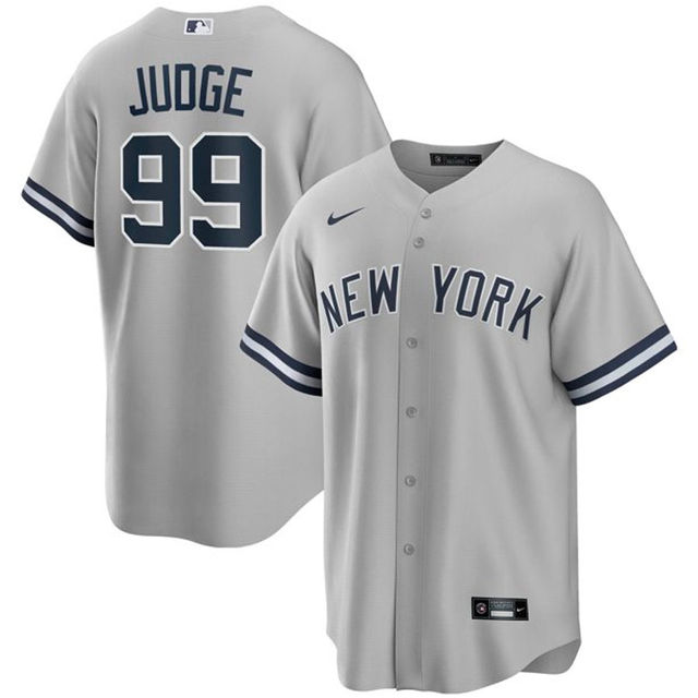 White Nike MLB New York Yankees Judge #99 Home Jersey - JD