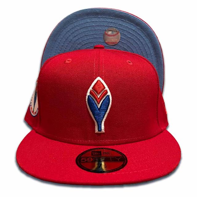 Atlanta Braves Red 1972 All Star Side Patch Blue UV 59FIFTY Fitted