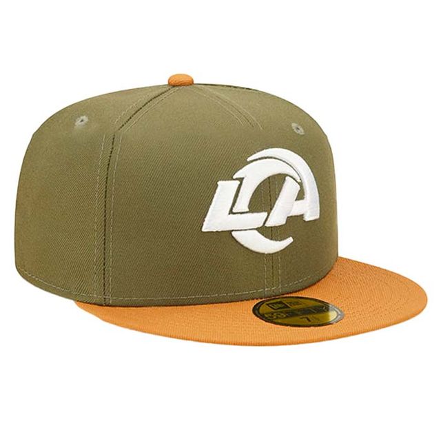Los Angeles Rams Two Tone Color Pack Olive Tan NFL 59FIFTY Fitted