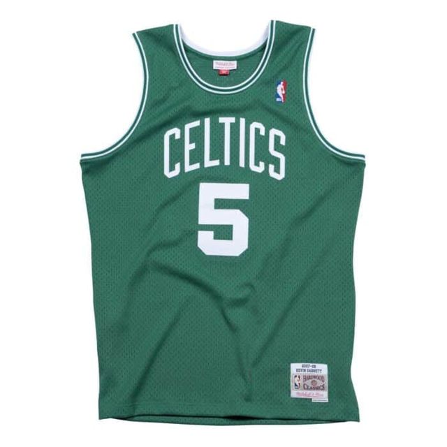 刺繍 NBAユニフォーム Celtics Kevin Garnett Kevin Garnett Boston Celtics Autographed Green Mitchell