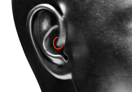 Position Daith Piercing