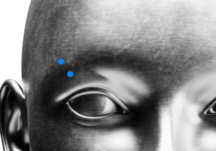 Position Augenbrauenpiercing