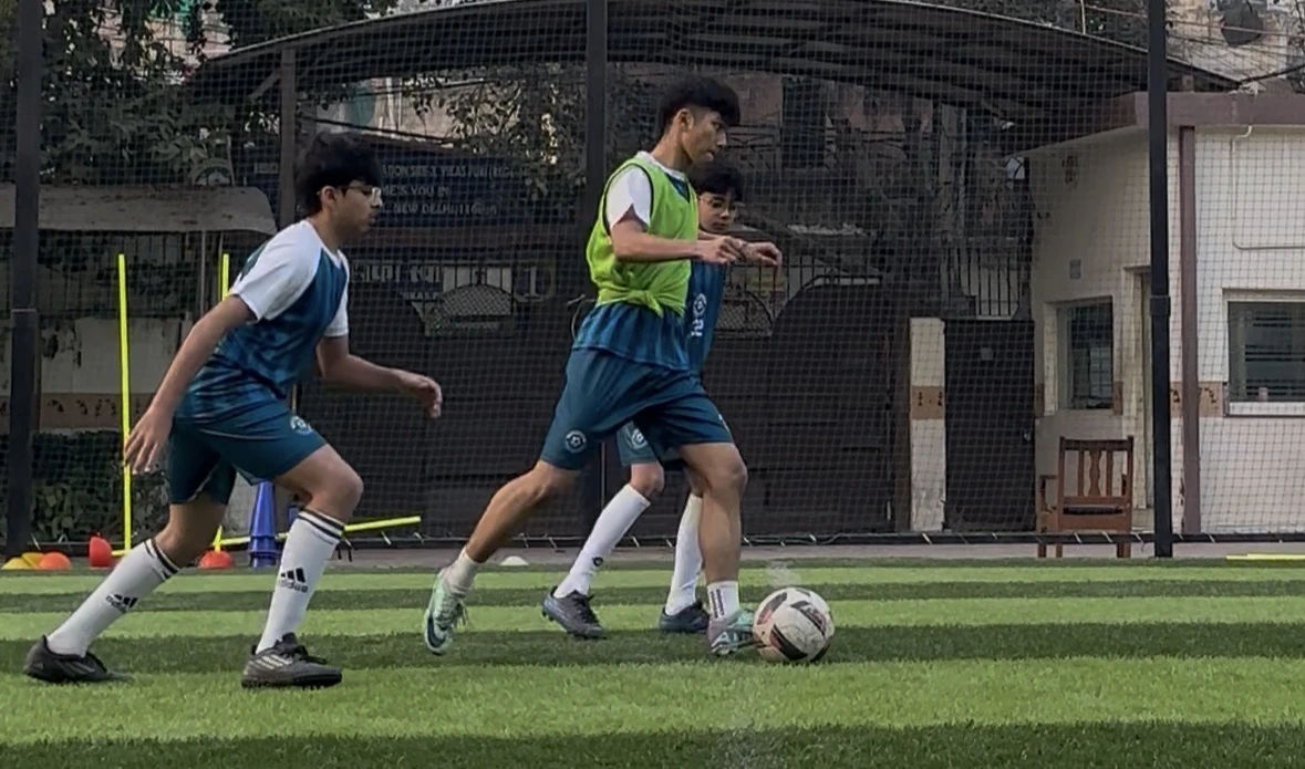 Football match day at Prominence Academy