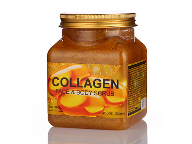 WOKALI COLLAGEN FACE & BODY SCRUB 500ML 