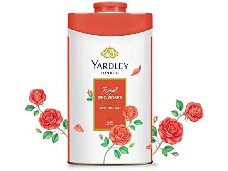 YARDLEY BODY PERFUMED TALC RED ROSE FOR WOMEN 250GM(0400)