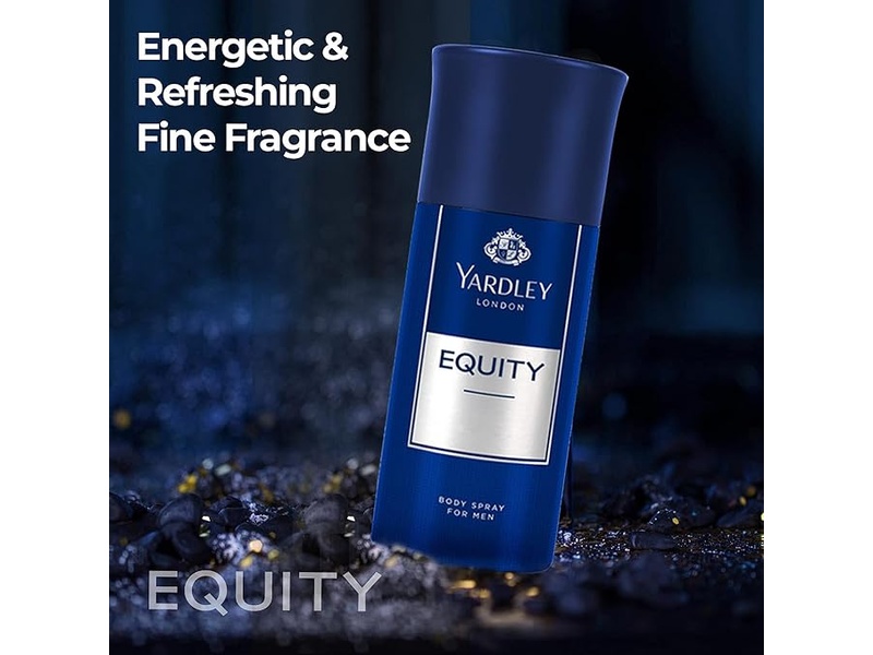 Yardley equity body spray for men 150ml