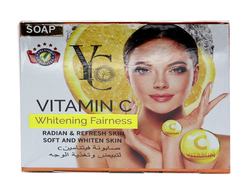 Yc whitening fairness soap with vitamin c 100mg