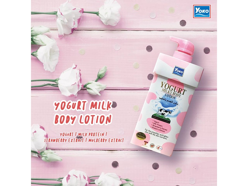 YOKO BODY LOTION 400ML MILK & YOGURT