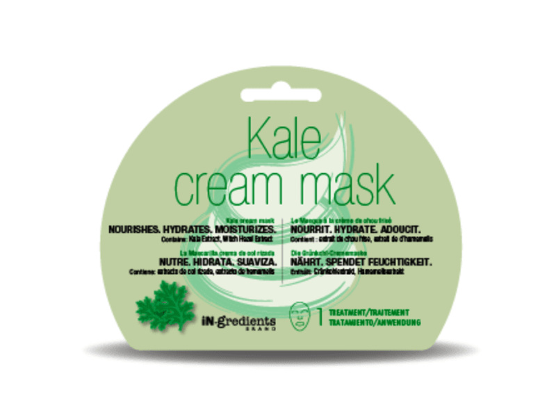 Masque bar in.gredients brand kale cream mask - 1 mask