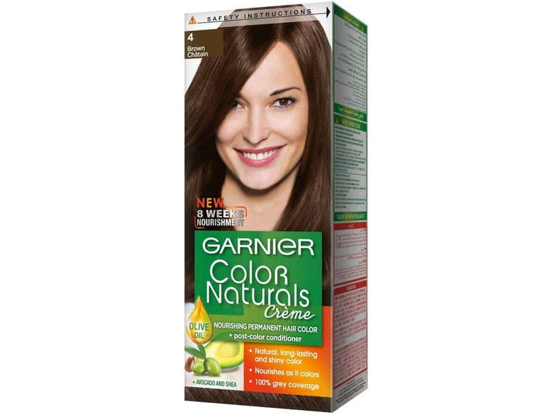 Garnier nature hair color no 4 brown