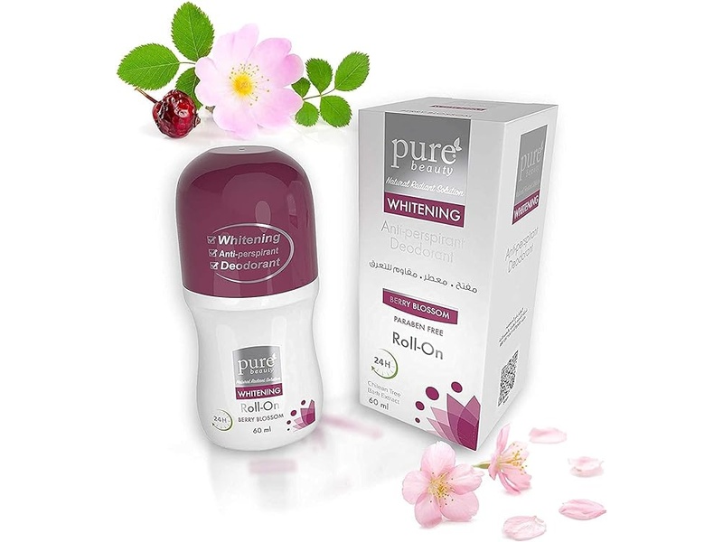 Pure beauty deodorant roll on 60 ml berry blossom