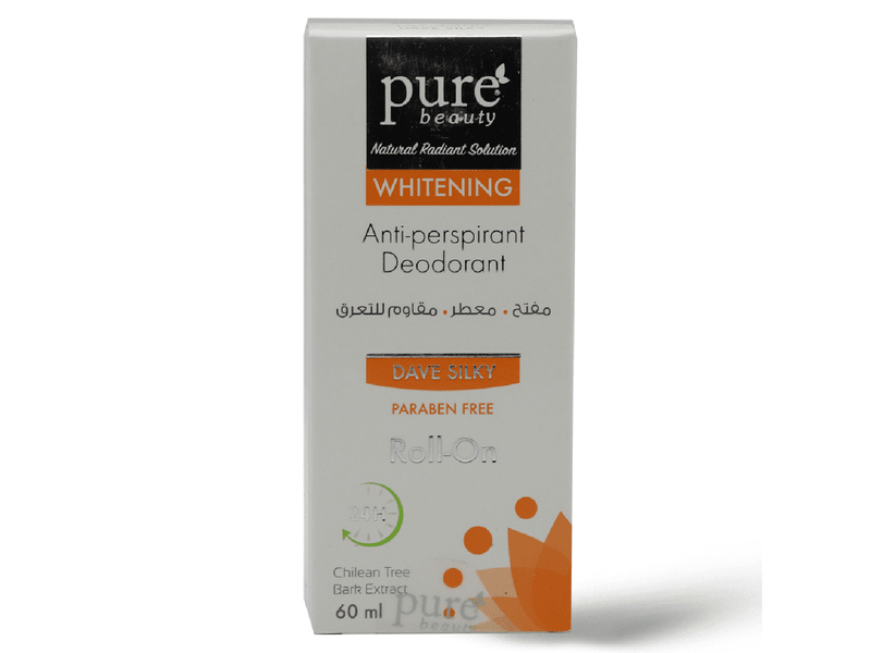 Pure beauty deodorant roll on 60 ml dave silky