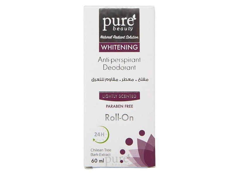 PURE BEAUTY DEODORANT ROLL ON 60 ML LIGHTLY SCENTED