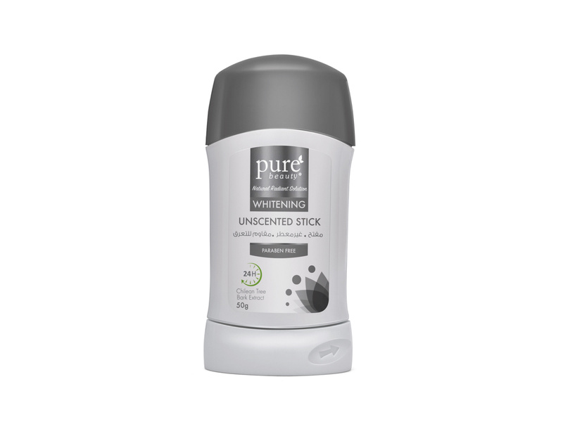 Pure beauty deodorant stick  50 ml unscented paraben free