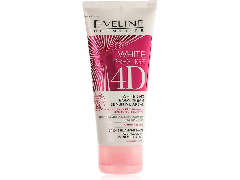 Eveline white prestige 4d whitening body cream sensitive areas - 100ml