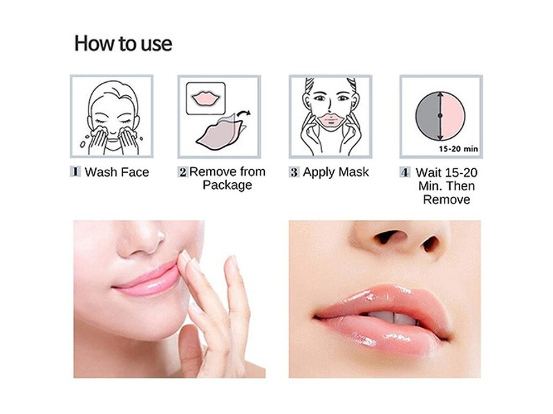 Purederm intensive lips care gel patch