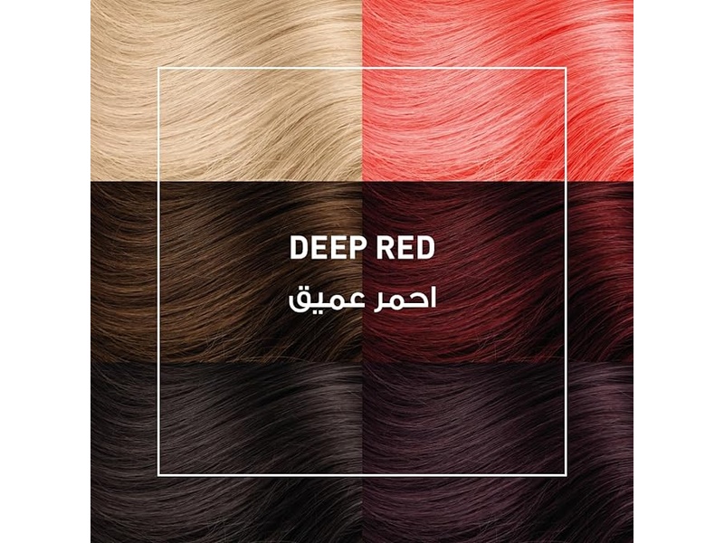 Revolution hair color 90 ml deep red