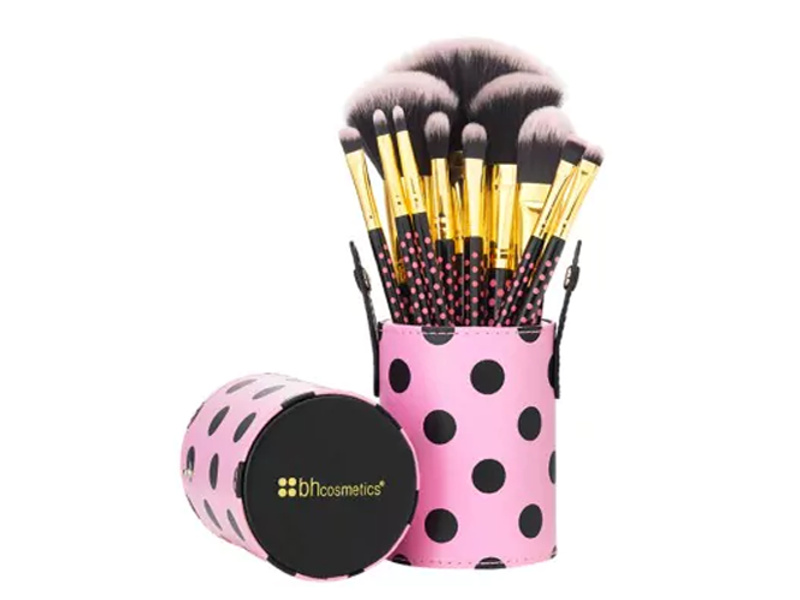 Bh cosmetics pink dot collection brush set - 11 piece