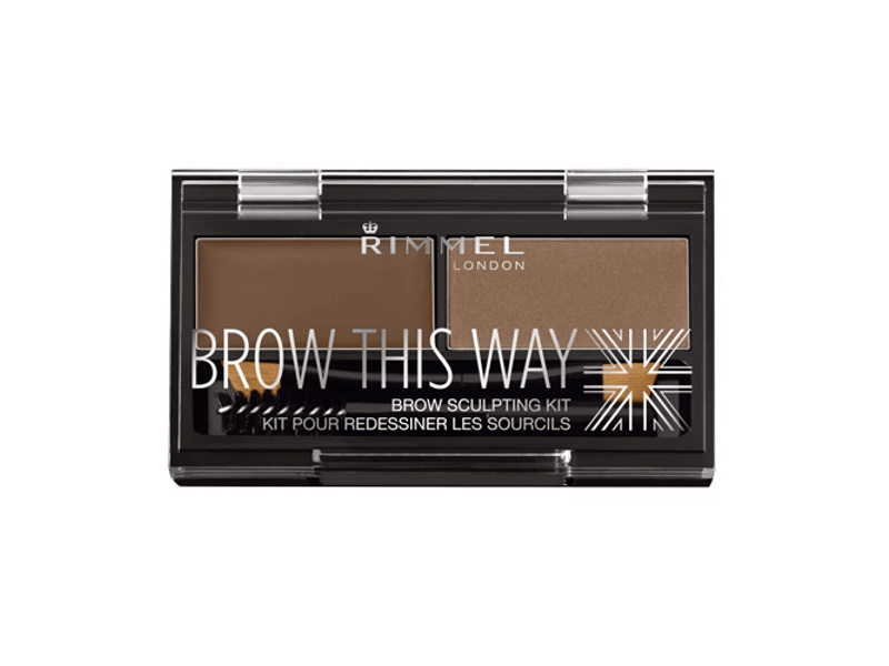 Rimmel london brow this way eyebrow powder kit -  med brown