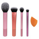 Real techniques by samantha chapman everyday essentials brush set - 5 pieces