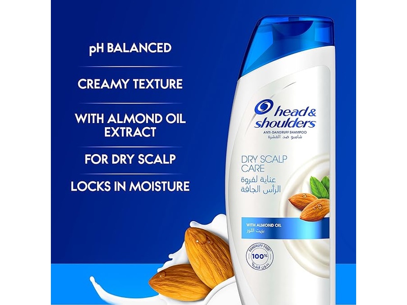 HEAD&SHOULDER HAIR SHAMPOO ANTI DANDRUFF 400 ML MOISTURIZING SCALP CARE