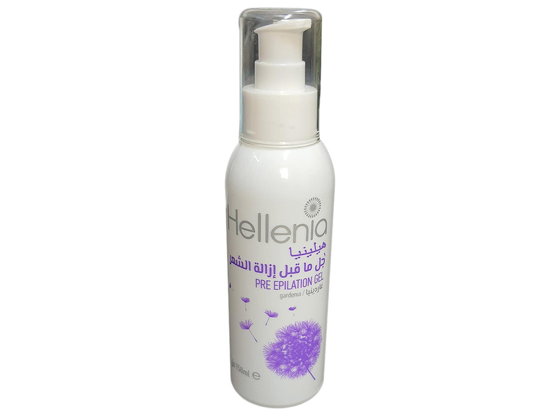 Hellenia pre hair removal gel 150 ml gardenia