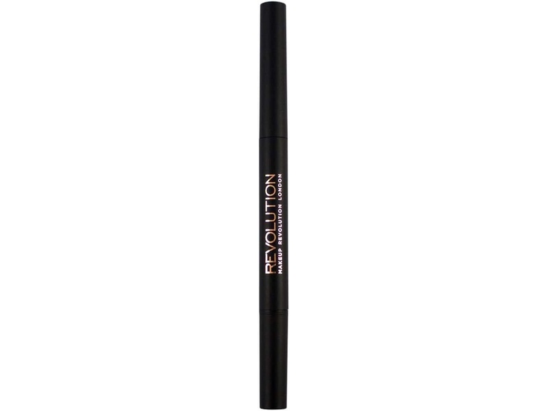 Revolution duo brow pencil - dark brown